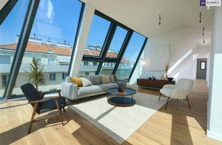 Penthouse kaufen in Spengergasse, 1050 Wien, NEUER PREIS - BEZUGSFERTIGES Penthouse mit 175 m² Wohnfläche und 72 m² Dachterrasse on TOP + privater Liftfahrt!