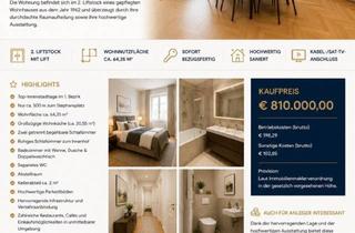 Wohnung kaufen in Stephansplatz, Ankeruhr, Oper, Tuchlauben, 1010 Wien, Stilvolle 3-Zimmer-Wohnung in Top-Innenstadtlage - Jetzt zum Reduzierten Kaufpreis!