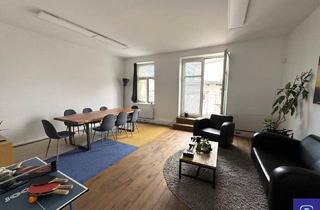 Büro zu mieten in Grüngasse, 1050 Wien, Naschmarkt-Nähe: Renoviertes 167m² Büro mit Garage, Balkon und Lift - 1050 Wien