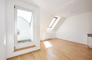 Wohnung kaufen in Gurkgasse, 1140 Wien, Herrliche 2-Zimmer-Dachgeschosswohnung mit Terrasse - Nähe U3 Hütteldorfer Straße!