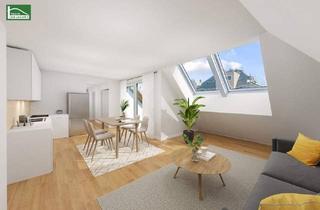 Wohnung kaufen in Kagraner Platz, 1220 Wien, Moderne 2-Zimmer-DG-Wohnung mit Terrasse in 1220 Wien – Erstbezug auf Eigengrund - JETZT ANFRAGEN