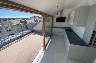 Wohnung mieten in 1100 Wien, Fast neue hochwertige 4 Zimmer Dachgeschoßwohnung mit Terrasse und Wienblick