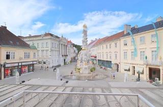 Wohnung mieten in Frauengasse, 2500 Baden, Blick auf die Pestsäule - Wohnung mit Balkon