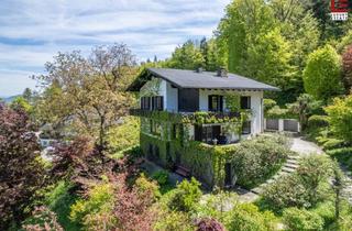 Villen zu kaufen in 9082 Maria Wörth, Panorama-Landhaus über der Bucht mit Badeplatz-Option & Baulandreserve