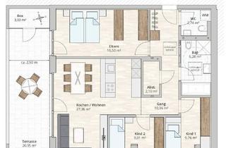 Wohnung kaufen in Korngasse, 6830 Rankweil, 4-Zimmer-Dachgeschosswohnung (TOP 15) in Rankweil-Brederis, Korngasse 5