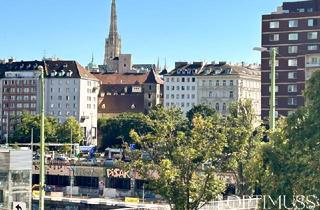 Wohnung kaufen in Donaukanal, 1020 Wien, Lichtdurchflutete 2,5 Zimmer Wohnung in Topp Lage mit grosser Loggia und Grünblick auf Donaukanal!