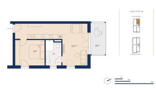 Wohnung kaufen in Marienstraße 10, 6800 Feldkirch, Bezugsfertige 2-Zimmer-DG-Wohnung mit Terrasse