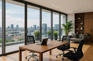 Penthouse mieten in Donau, 1220 Wien, Exklusives Penthouse-Büro mit traumhaftem Panoramaausblick - Top Lage - UNO-City - Alte Donau