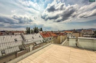 Wohnung kaufen in Ottakring, Neulerchenfelder-Straße, Ottakringer Brauerei, 1160 Wien, Erstbezug: Atemberaubendes Dachgeschoss - Apartment (klimatisiert) mit 3 Terrassen und hochwertiger Ausstattung im trendigen Ottakring!