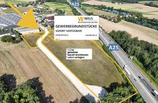 Grundstück zu kaufen in Hans-Piber-Straße, 4600 Wels, WELS Terminal +++OÖ.ZENTRALRAUM+++DIREKT AN DER A25