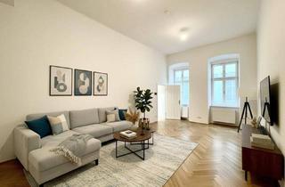 Wohnung mieten in Getreidemarkt, 1010 Wien, Wunderschön sanierte Altbauwohnung am Getreidemarkt | 1-Zimmer + Kabinett | getrennte Küche