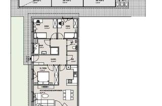 Wohnung kaufen in 5166 Perwang am Grabensee, FernBlick 3: 4-Zimmer-Gartenwohnung mit Südterrasse in Perwang am Grabensee!