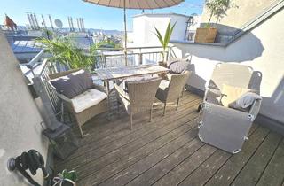 Maisonette kaufen in 1040 Wien, FERNBLICK ! DACHTERRASSEN ! RUHELAGE ! TERRASSENWOHNUNG ! Dachterrassen Maisonette mit herrlichem Ausblick !