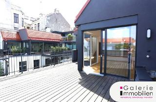 Maisonette kaufen in Kettenbrückengasse, 1040 Wien, Außergewöhnliche DG-Wohnung mit großen Terrassen und Balkon - zentral begehbar - Nähe Naschmarkt/U4