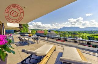 Wohnung kaufen in 5101 Bergheim, Glasfronten, die mit der Natur verschmelzen! Terrassentraum mit Weitblick