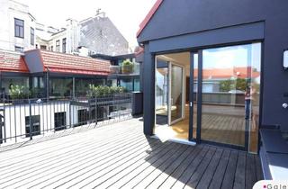 Maisonette kaufen in Kettenbrückengasse 4/18, 1040 Wien, Außergewöhnliche DG-Wohnung mit großen Terrassen und Balkon - zentral begehbar - Nähe Naschmarkt/U4