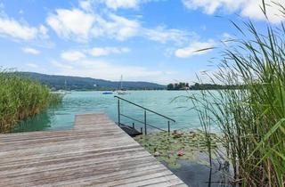 Wohnung kaufen in 9073 Klagenfurt, Klagenfurt-Maiernigg: 4-ZI-Seewohnung mit einzigartiger Aussicht, XL-Terrasse, Seezugang & 2 Garagen