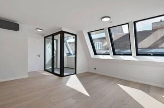 Penthouse kaufen in Krongasse 6/15, 1050 Wien, Sonniger Erstbezug mit Südwest-Loggia in neu ausgebautem Dachgeschoß!