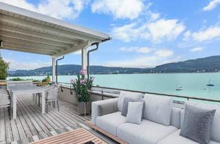 Wohnung mieten in 9020 Klagenfurt, Klagenfurt-Maiernigg: 4-ZI-Seewohnung mit einzigartiger Aussicht, XL-Terrasse, Seezugang & 2 Garagen