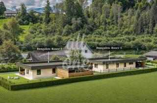 Villen zu kaufen in 9232 Rosegg, Zwei moderne Bungalows auf einem Gesamtgrundstück – Neubau-Doppelchance in Rosegg bei Velden