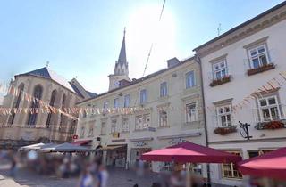 Wohnung mieten in 9500 Villach-Innere Stadt, Historisches Flair trifft moderne– Stilvolles Wohnen oder Arbeiten mit Blick auf den Hauptplatz.