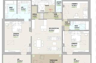 Wohnung kaufen in 3002 Purkersdorf, DG-Wohnung in einer Villa inkl. Dachterrasse, Lift, Luftwärmepumpe, Fußbodenheizung, Weinkeller u.v.m.!