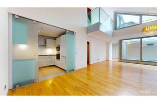 Wohnung kaufen in 1040 Wien, Exklusive Dachwohnung mit Stadtblick im Altbaupalais