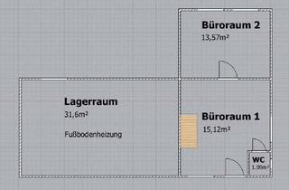 Büro zu mieten in Niederfeldweg, 6230 Brixlegg, Generalsanierte 60m² Gewerbefläche mit Büro und Lager