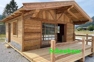 Almhütte zu kaufen in 9100 Völkermarkt, Objekt Nr.: KTINY1000 - FREIZEITWOHNSITZ - KÄRNTEN - KLOPEINER SEE - Exklusives Altholz Tiny House mit Vollaustattung und Gartenanteil