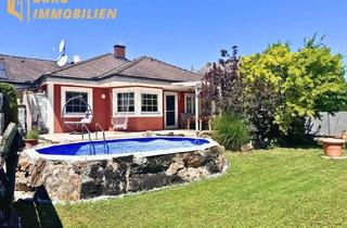 Einfamilienhaus kaufen in 2460 Bruck an der Leitha, Wohlfühlhaus mit Pool, Garten & Extraeinheit – gepflegtes ELK-Haus auf Eckgrundstück