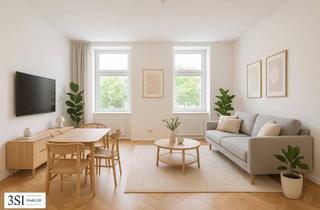 Wohnung kaufen in Laubeplatz, 1100 Wien, Elegante 3-Zimmer-Wohnung mit Parkblick – Erstbezug im revitalisierten Altbau