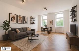 Wohnung kaufen in Laubeplatz, 1100 Wien, 2-Zimmer-Wohntraum mit Blick ins Grüne – Altbauflair am Laubepark
