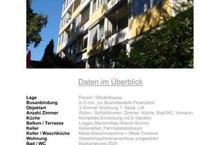 Wohnung mieten in Stöcklstraße 18, 5020 Salzburg, Parsch: 3 Zi.-Whg.,Loggia