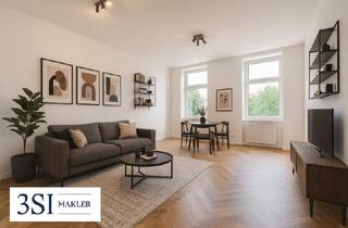 Wohnung kaufen in Laubeplatz, 1100 Wien, 2-Zimmer-Wohntraum mit Blick ins Grüne – Altbauflair am Laubepark