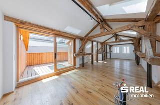 Maisonette kaufen in 6060 Hall in Tirol, Exklusive Dachgeschoss-Wohnung im Altstadtkern von Hall in Tirol / Top 5