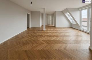 Wohnung kaufen in Thaliastraße, 1160 Wien, Exklusive 4-Zimmer-Dachgeschosswohnung in revitalisiertem Altbauhaus - Stilvolles Wohnen mit Dachterrasse, Fischgrätparkett, Klimaanlage & Luftwärmepumpe auf modernstem Stand