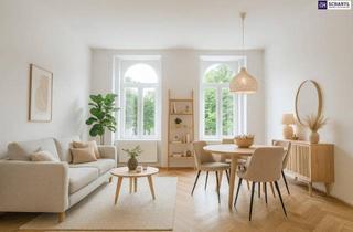 Wohnung kaufen in Einsiedlergasse, 1050 Wien, Elegante Altbauwohnung im Erstbezug nach Sanierung!! + Parkblick + großzügige Raumgestaltung
