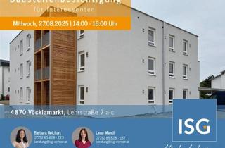 Wohnung mieten in Lehrstraße 7a, 4870 Vöcklamarkt, Miete: NEUBAU, Top 9, Erstbezug: 3-Zimmer Wohnung mit Tiefgaragenstellplatz