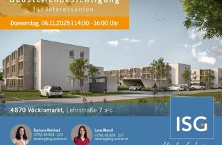 Wohnung mieten in Lehrstraße 7a, 4870 Vöcklamarkt, Miete: NEUBAU, Top 9, Erstbezug: 3-Zimmer Wohnung mit Tiefgaragenstellplatz