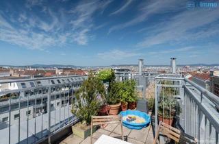 Wohnung kaufen in 1050 Wien, NEUER PREIS: PERFEKTER BLICK ÜBER WIEN - GEMÜTLICHE 6 ZIMMER DACHGESCHOSSWOHNUNG AUF ZWEI EBENEN mit schöner DACHTERRASSE