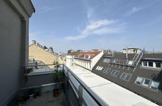 Wohnung mieten in Bennogasse, 1080 Wien, UNBEFRISTET: große 5 Zimmer im frisch ausgebauten Dachgeschoss mit Balkon!