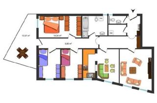 Wohnung mieten in Streleweg 18 B, 6460 Imst, Imst Oberstadt Streleweg: 4 Zimmer Wohnung, Terrasse, 2 AAP, günstig!