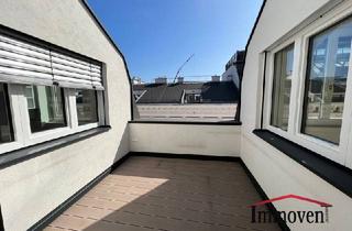 Wohnung mieten in Gonzagagasse, 1010 Wien, Im Herzen des 1. Wiener Gemeindebezirks - 3-Zimmer-Dachgeschosswohnung mit Klimaanlage und Terrasse!