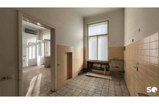 Wohnung kaufen in Mariahilfer Straße, 1150 Wien, #SQ - SANIERUNGSBEDÜRFTIGER STILALTBAU MIT BALKON - MARIAHILFERSTRAßE / TOP 23