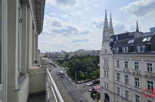 Büro zu mieten in Währinger Straße, 1090 Wien, Dachgeschoss-Büro mit Blick zur Votivkirche in 1090 Wien zu miete