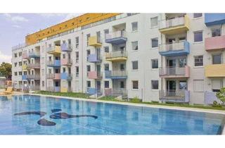 Wohnung mieten in Püchlgasse 1a, 1190 Wien, Möbliertes Studioapartment in Wohnanlage Orchideenpark mit Garten und Terrasse - Pool, Fitness, Sauna, Concierge