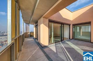 Wohnung kaufen in Leopold-Böhm-Straße, 1030 Wien, Skyline-Feeling im 34. Stock des Q-Tower mit Südwest-Ausrichtung