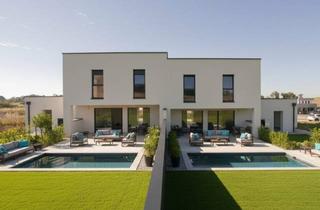 Haus kaufen in 4692 Niederthalheim, Sofort beziehbar- TOP 2. Nähe Wels in Niederthalheim- stilvolles Doppelhaus mit Weitblick ins Grüne