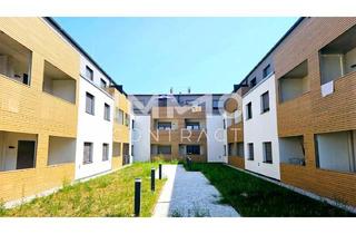 Wohnung kaufen in 2700 Wiener Neustadt, Anlagewohnung im Erstbezug: Vermietete 2-Zimmer mit Loggia und Garage