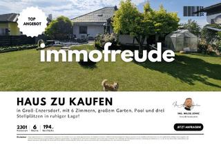Einfamilienhaus kaufen in Doktor-Paul-Fuchsig-Gasse 50, 2301 Andlersdorf, 6 Zi -Einfamilienhaus mit großem Garten, Pool & 3 Stellplätzen, in ruhiger Lage von Groß-Enzersdorf!